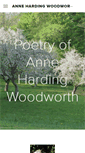 Mobile Screenshot of annehardingwoodworth.com